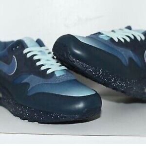 NIKE AIR MAX 1 PREMIUM "BLUE GRADIENT TOE" MENS RUNNING SHOES - MENS SIZE 12NIKE
